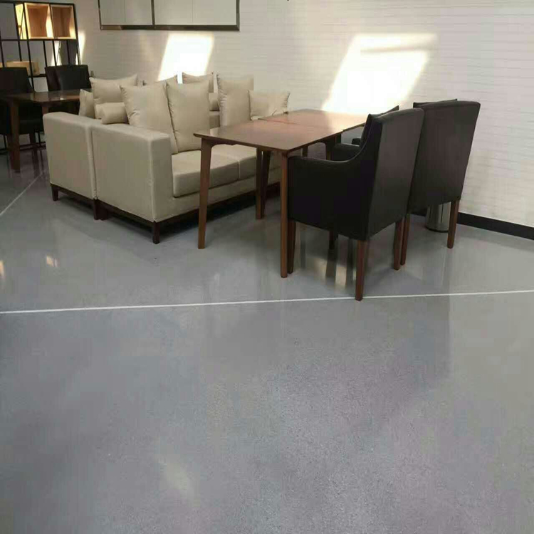 客厅现浇水磨石地面效果图