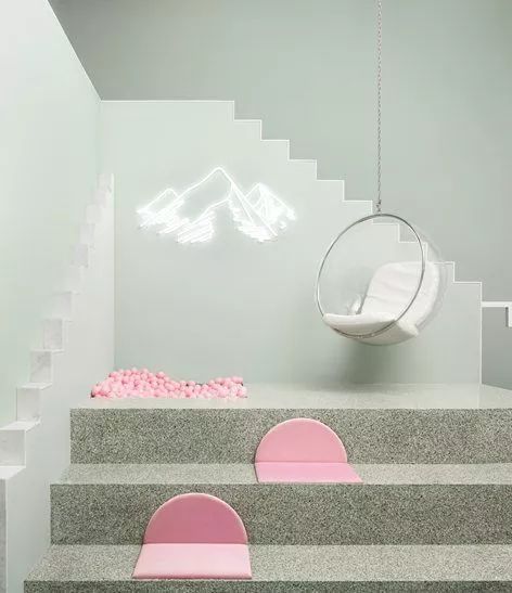 楼梯现浇水磨石地面效果图