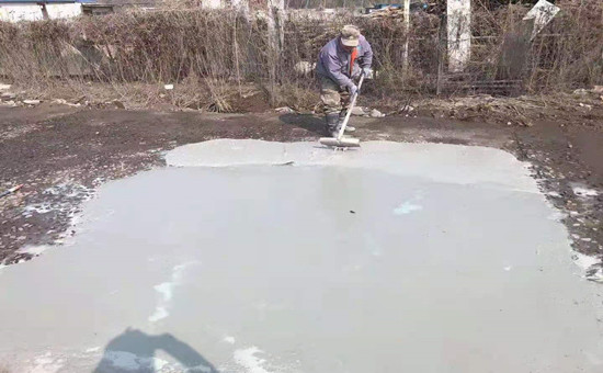 万能修补砂浆修补混凝土路面起砂、
